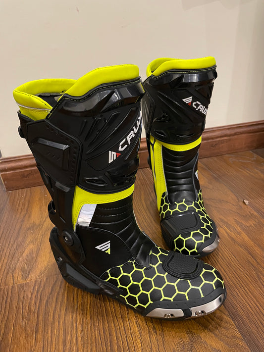 Crux Custom Motorcycle Race Boots